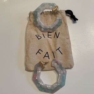 MADEWELL COLORFUL HOOP EARRINGS